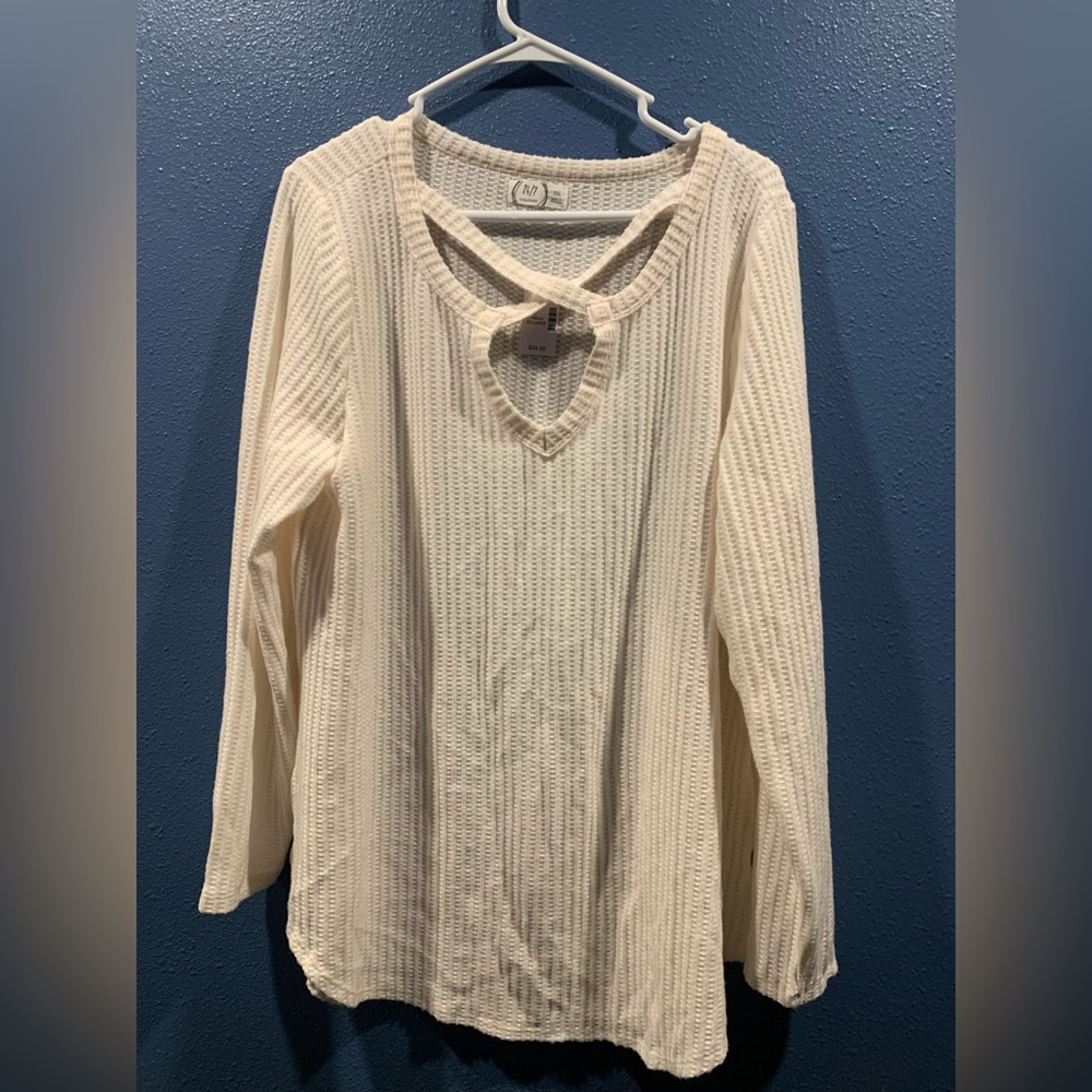 Cream light sweater